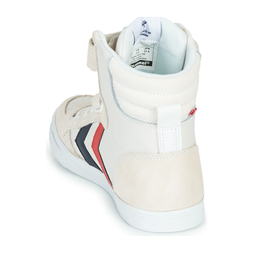 hummel - SLIMMER STADIL LEATHER HIGH JR - Blanc
