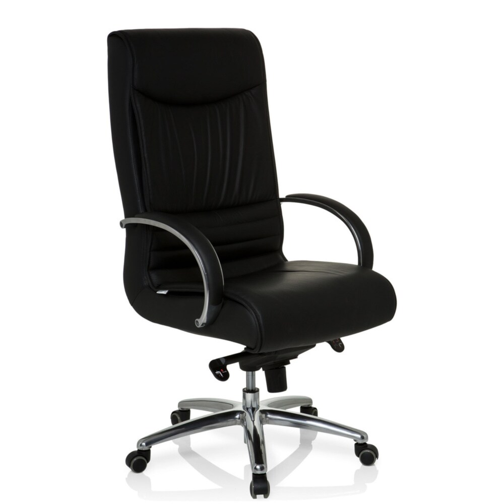 XXL Drehstuhl XXL F 400 Leder mit Armlehnen hjh OFFICE