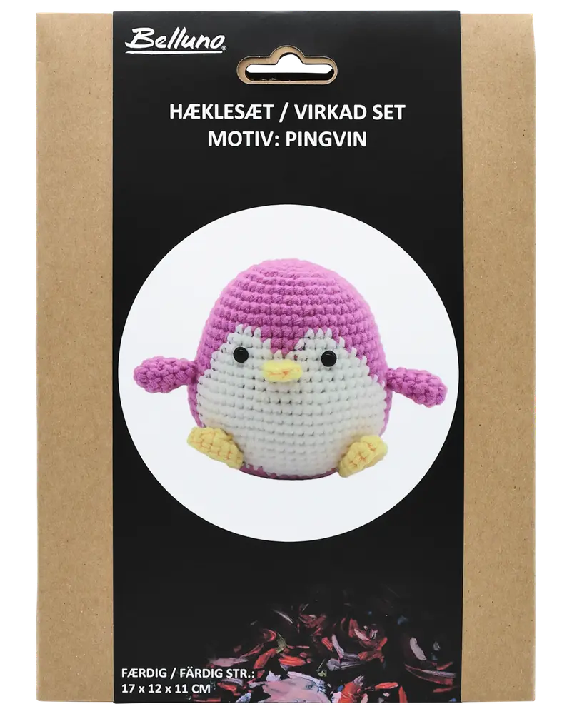 Hæklesæt - Pingvin