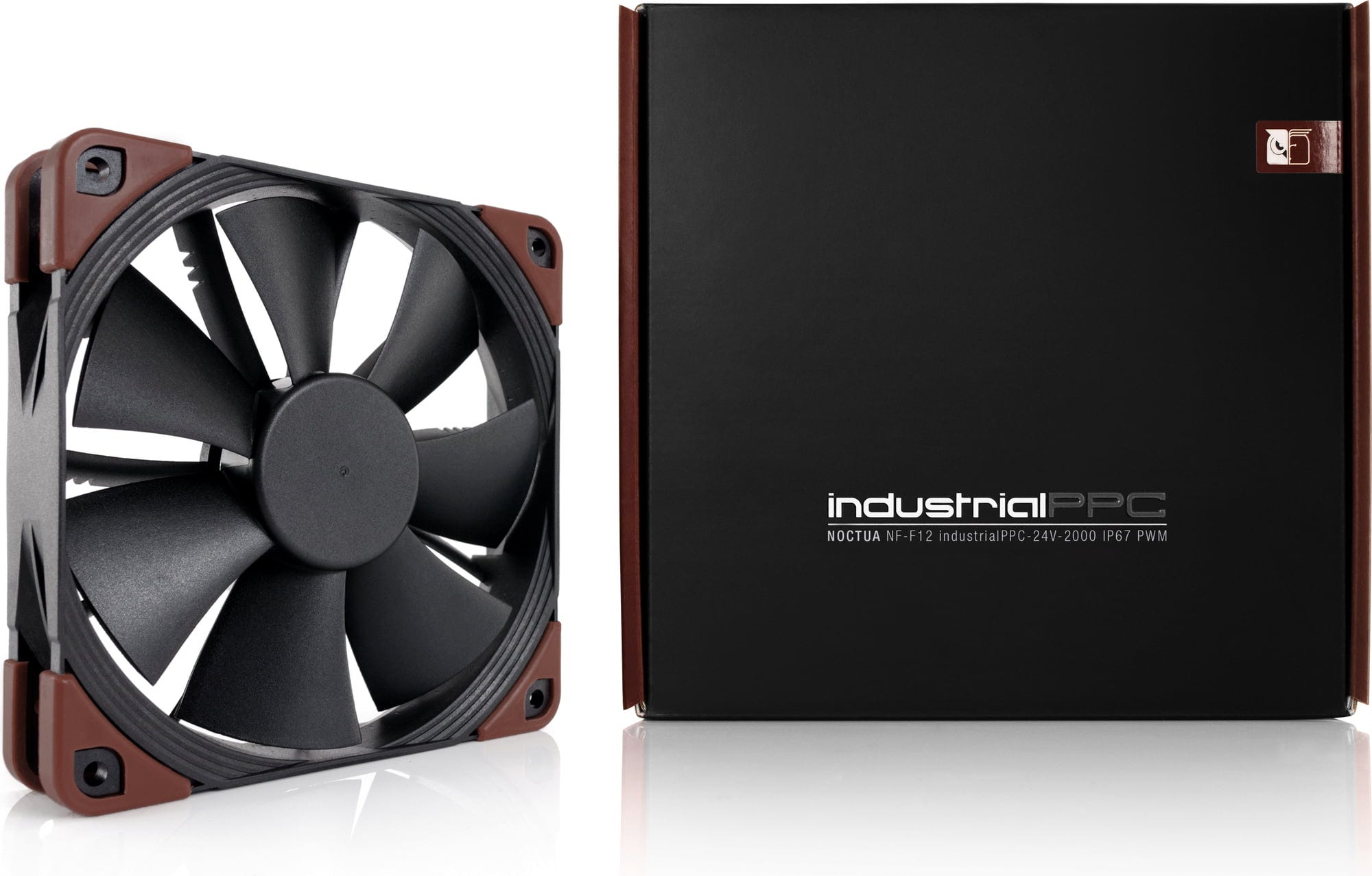Noctua  industrialPPC Lüfter 24V NF-F12, 2000 PWM IP67 SP    120 x 25 mm Hochgeschwindigkeitslüfter für Industrieanwendungen