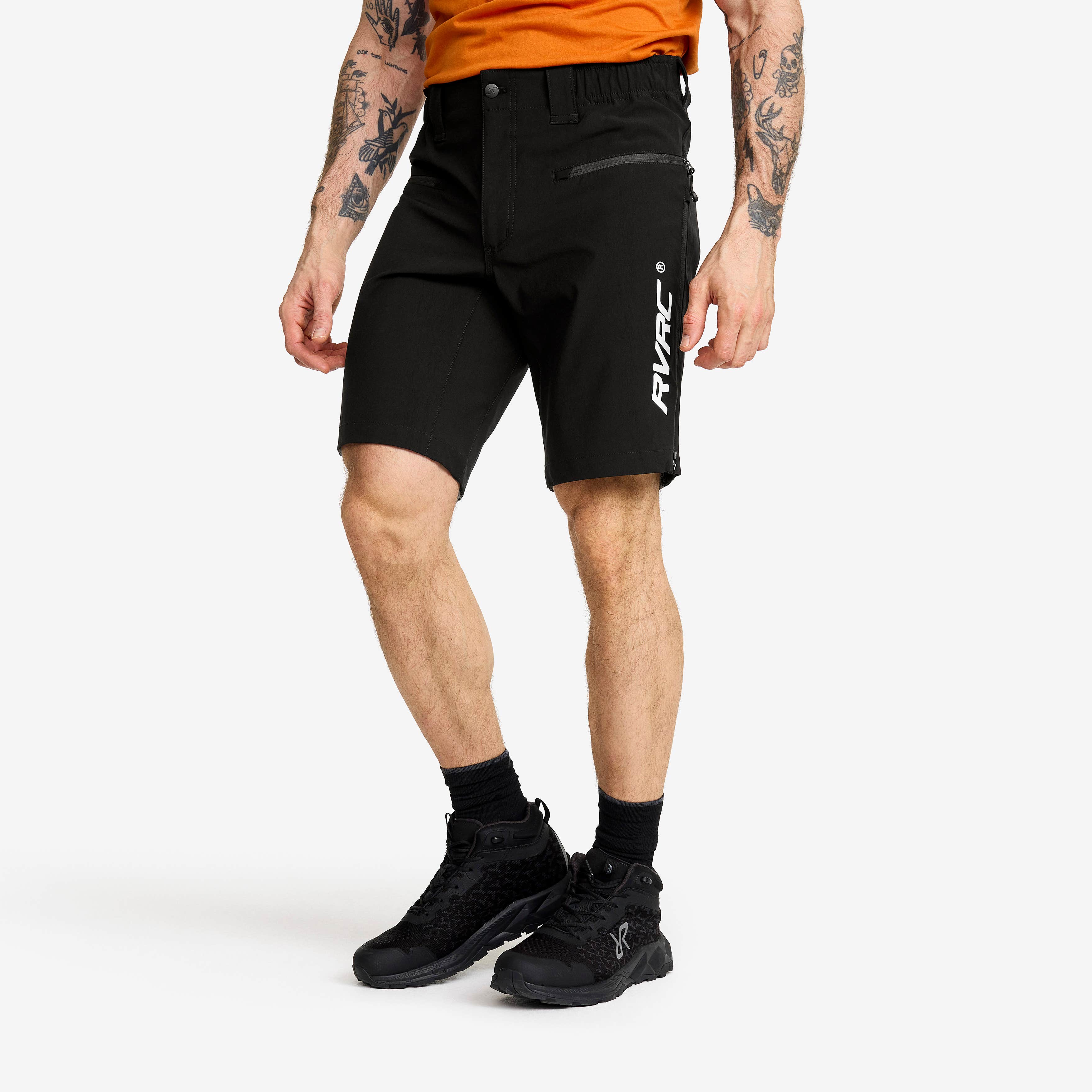Trail Pro  Shorts Herre Black/White