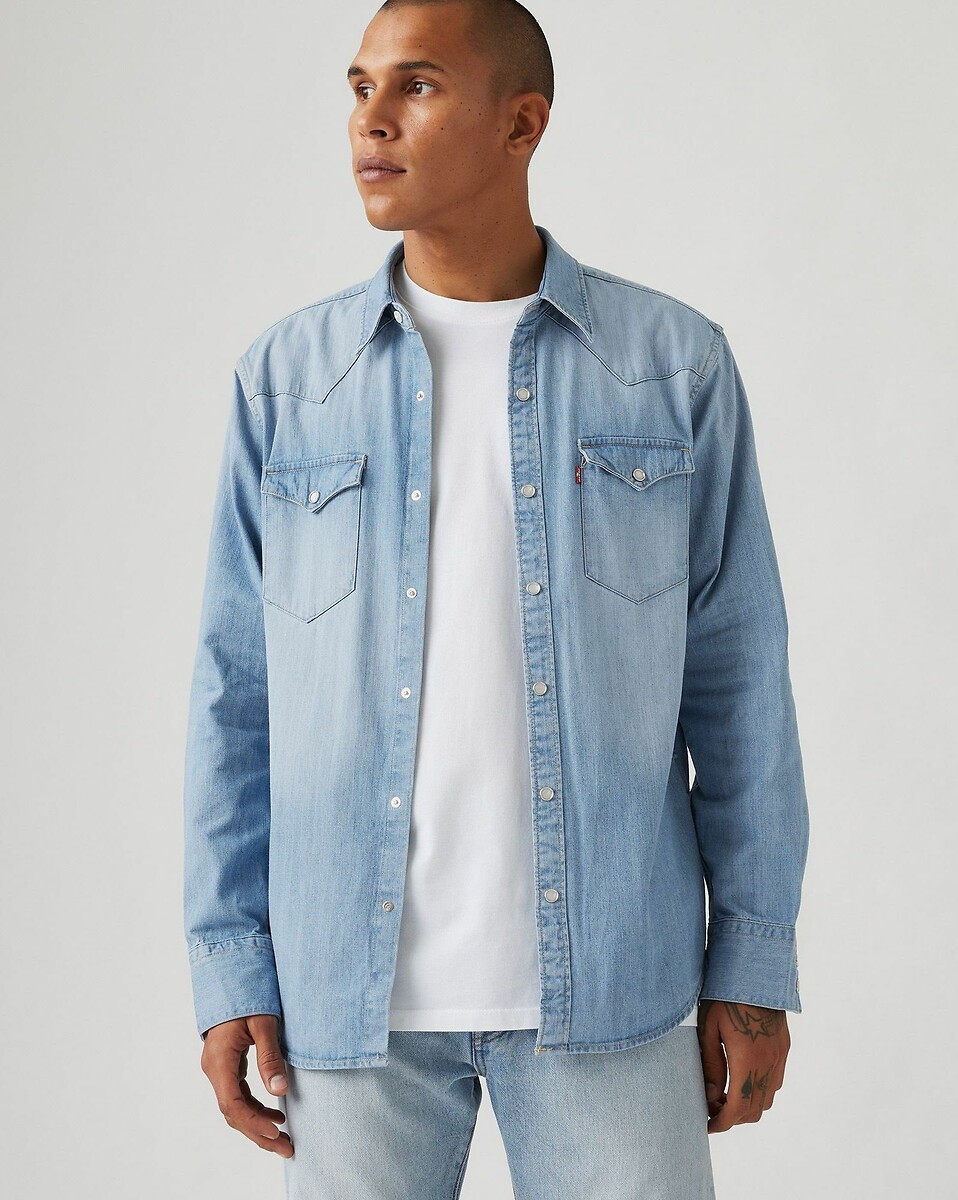 Camisa jeans Levi's Barstow Western