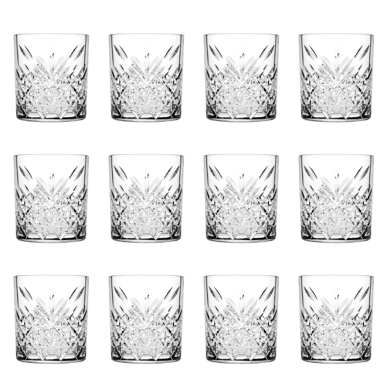 Whiskygläser, Whiskybecher - 12er-Set - Timeless, 345 ml