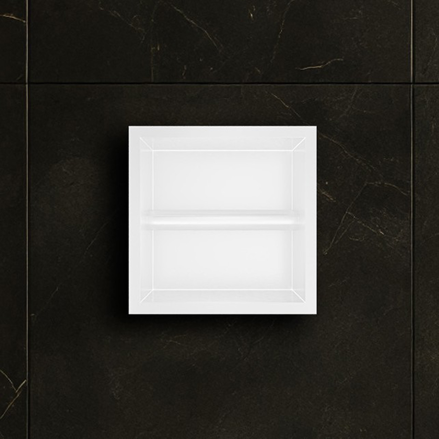 Hotbath &More inbouw toiletrolhouder wit mat