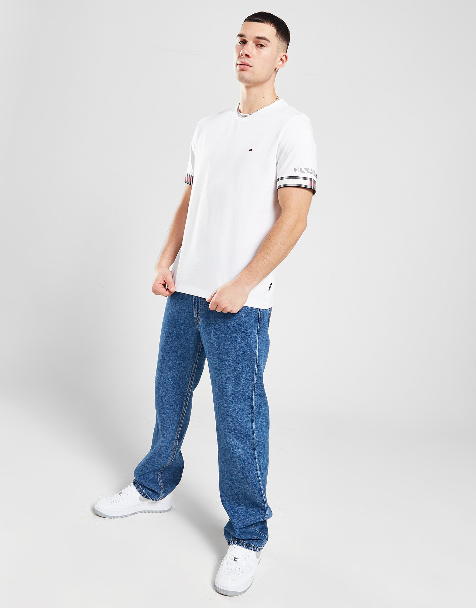Tommy Hilfiger T-shirt Flag Cuff Homme