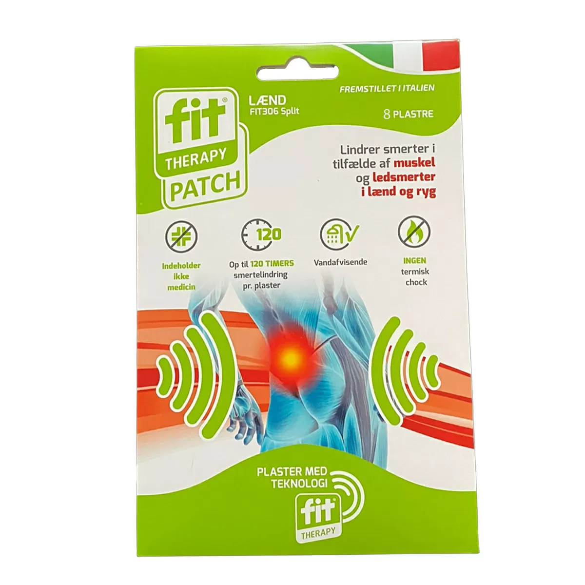 Fit Plster Lænd Split - 8 stk