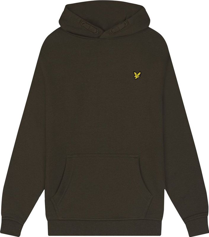 Lyle And Scott Jongens Pullover Hoodie - Olijf