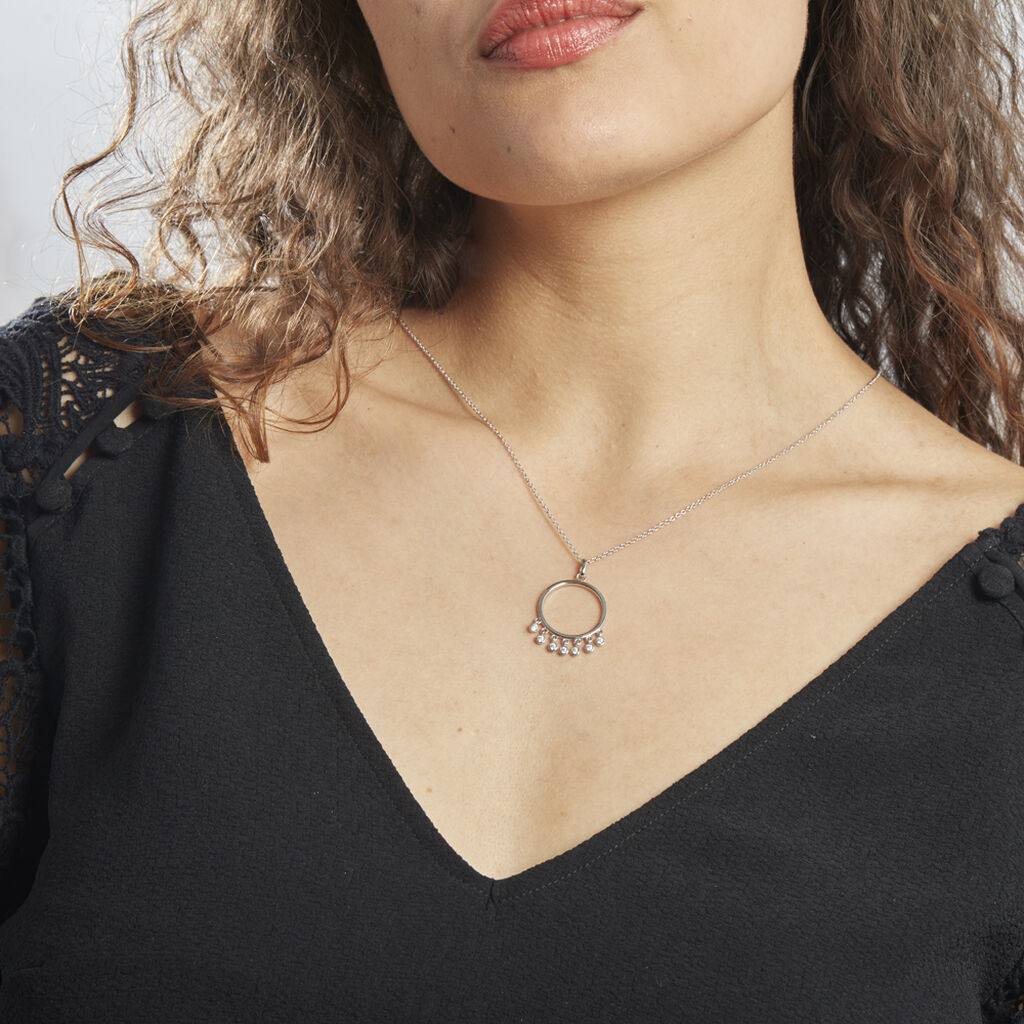 Collier Argent Charon Oxyde
