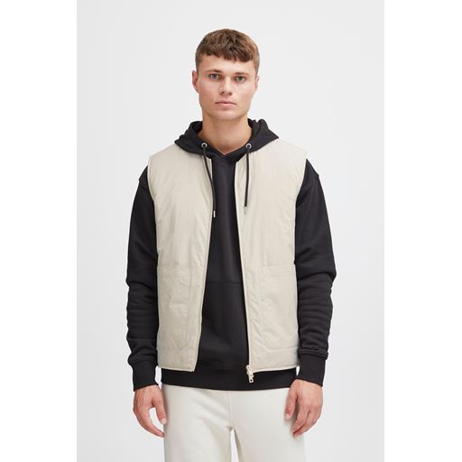 Solid Vest, Oatmeal, M