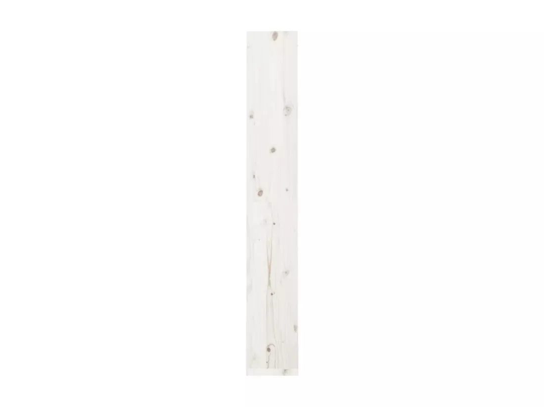Bibliothèque/Séparateur de pièce Blanc 60x30x199,5cm Pin solide