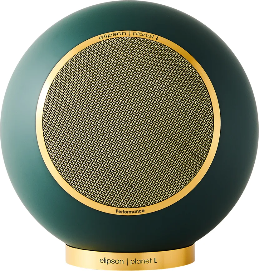 Elipson Planet L Performance 2.0 Vert foncé Gold (la paire) Enceintes bibliothèque