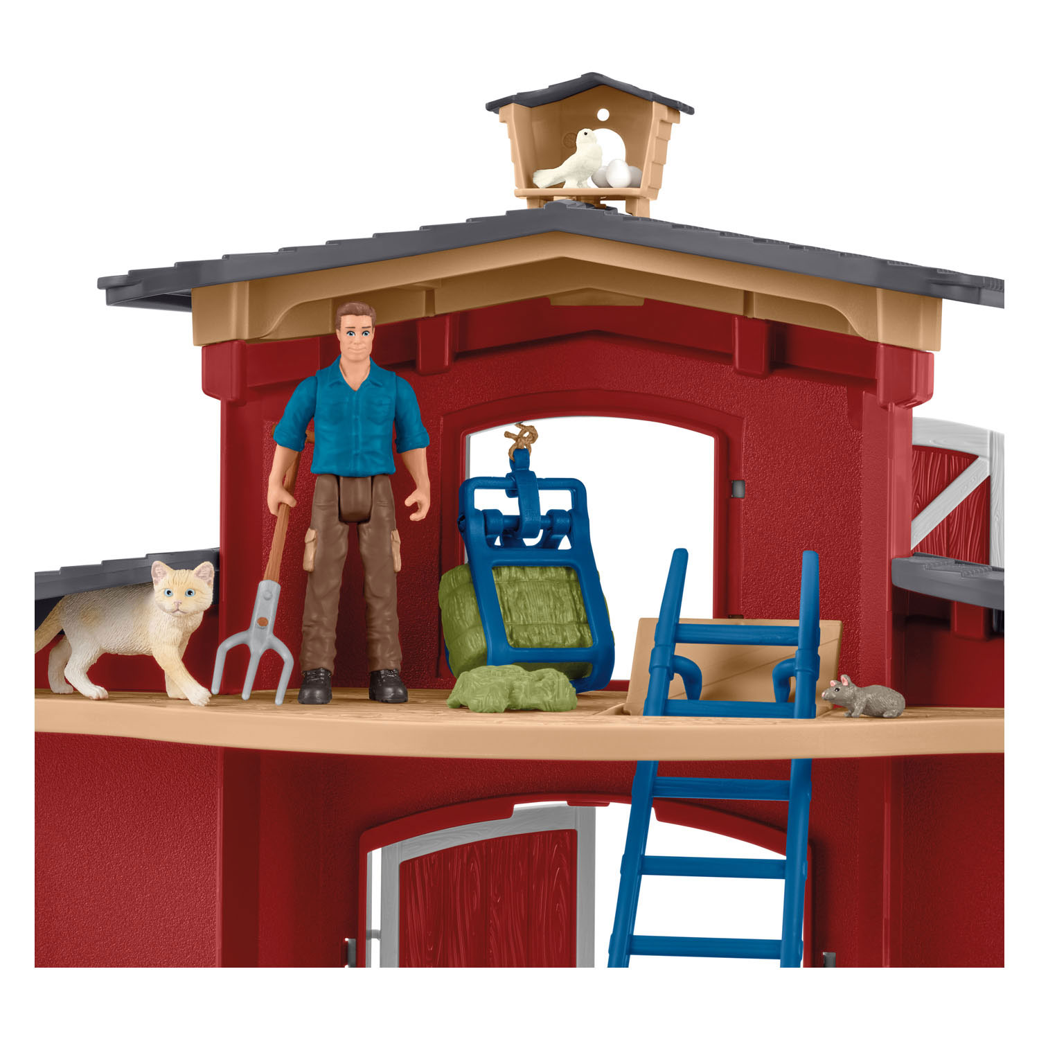 schleich FARM WORLD Grote Stal Rood42606