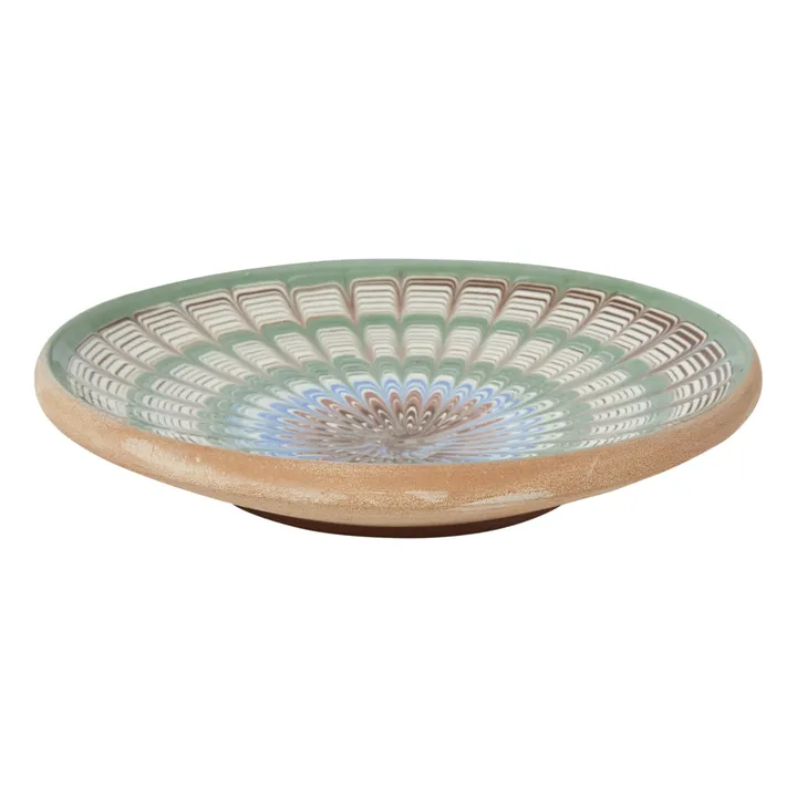 Les Petits Bohèmes Assiette en céramique spirales