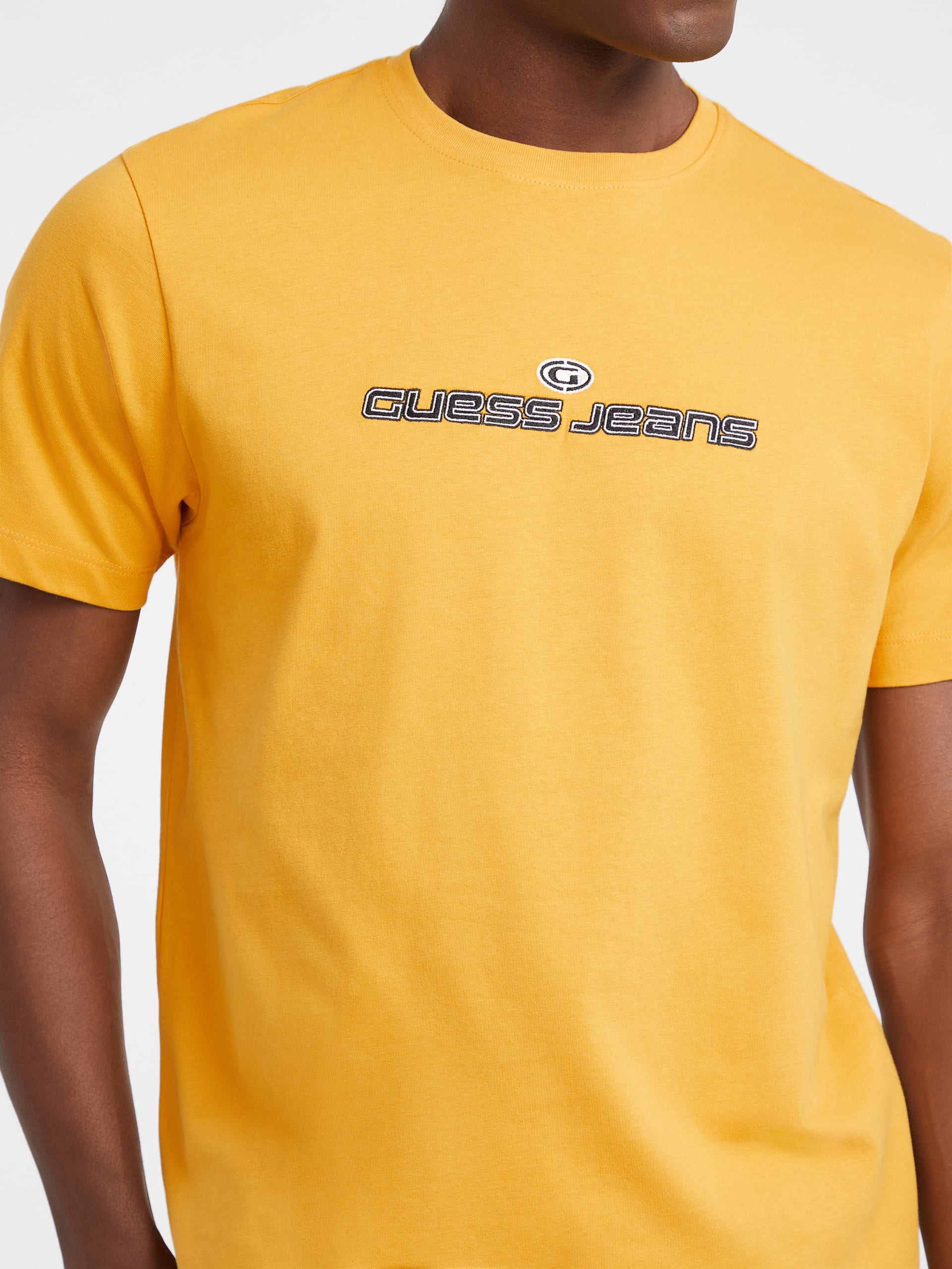 Camiseta regular com logo bordado