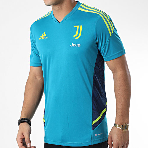 Maillot de foot Juventus HA2621 Bleu