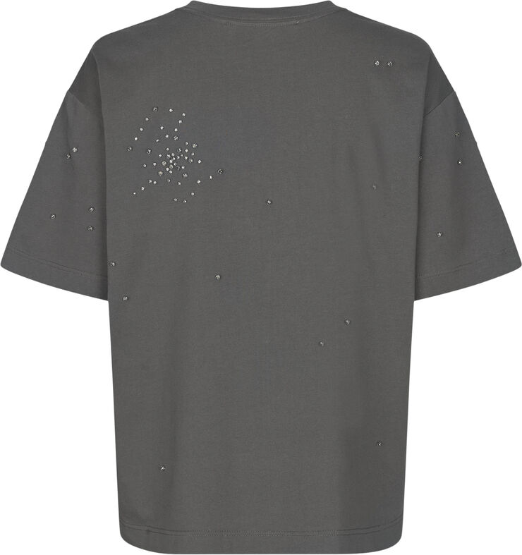 Second Female Glitta Sparkling Tee Volcanic ash