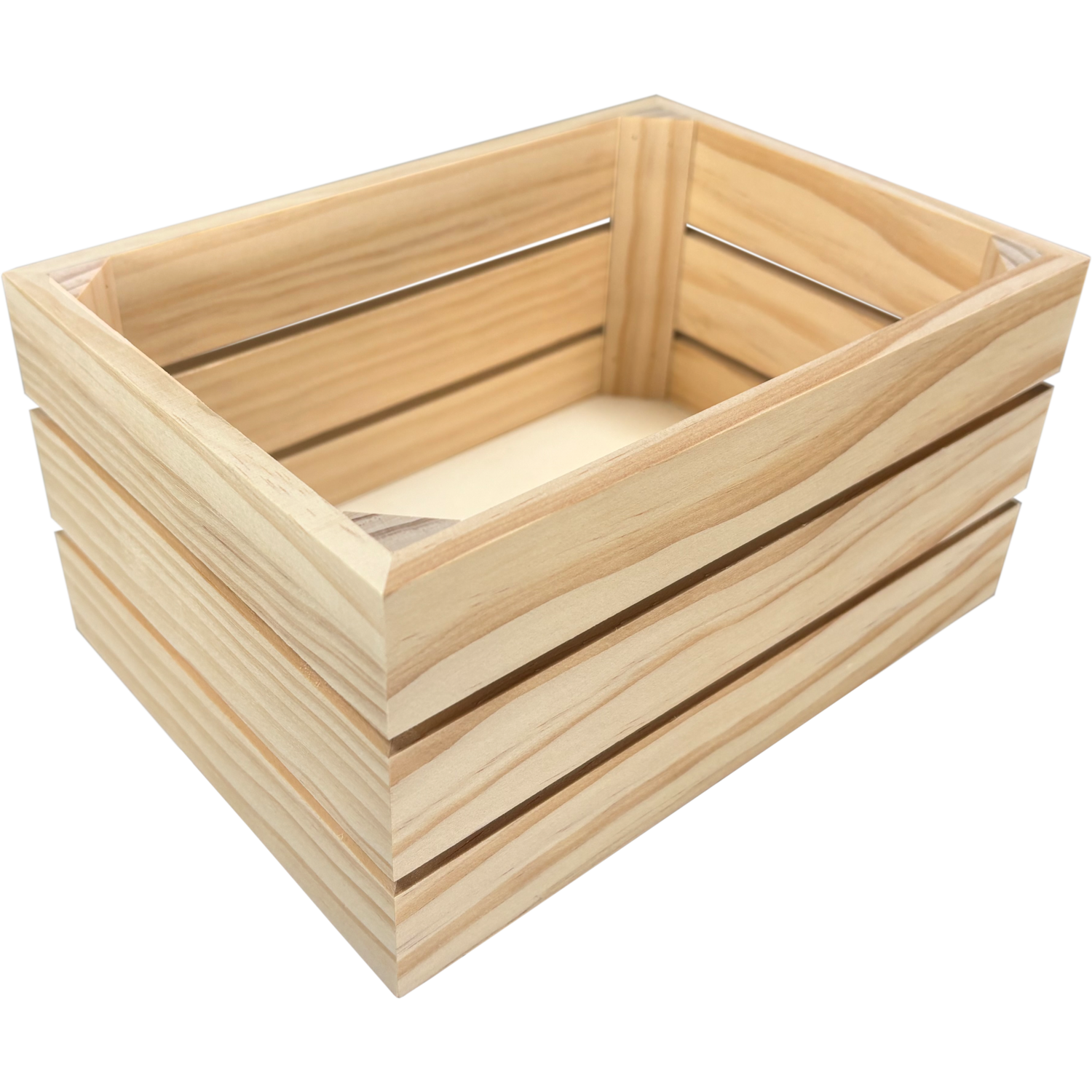 Bierkist, 6 flessen, 20.5x14.5x10.3cm, hout, naturel