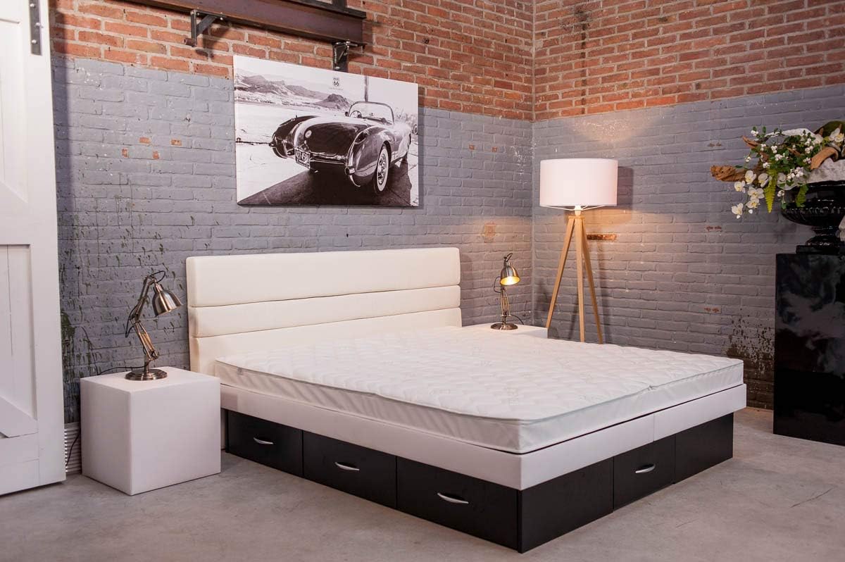 Aqua Sense Premium Tencel Wasserbett Bezug 180x210 cm Mit Reißverschluss I Auflage Überzug Matratzenauflage 180/210