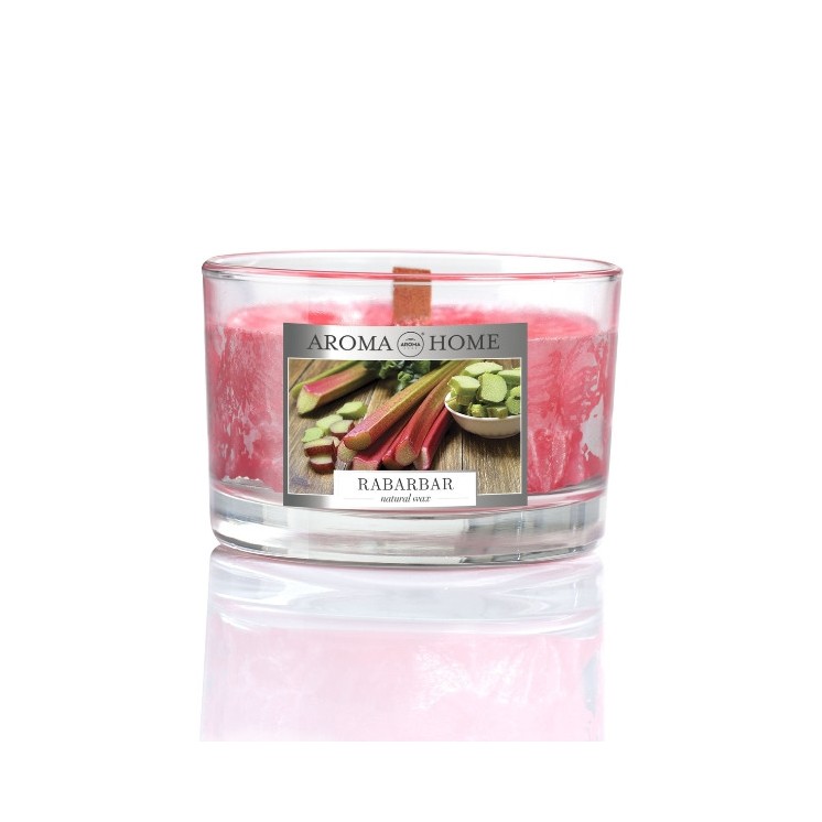 Aroma Home Unique Fragrance Rabarber geurkaars 115 gr