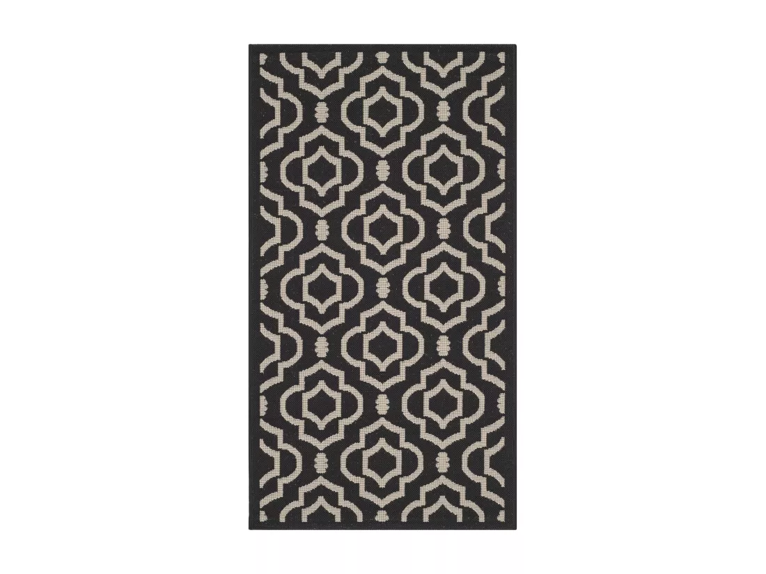 Tapis Black & Beige 79 X 152 cm - Mykonos