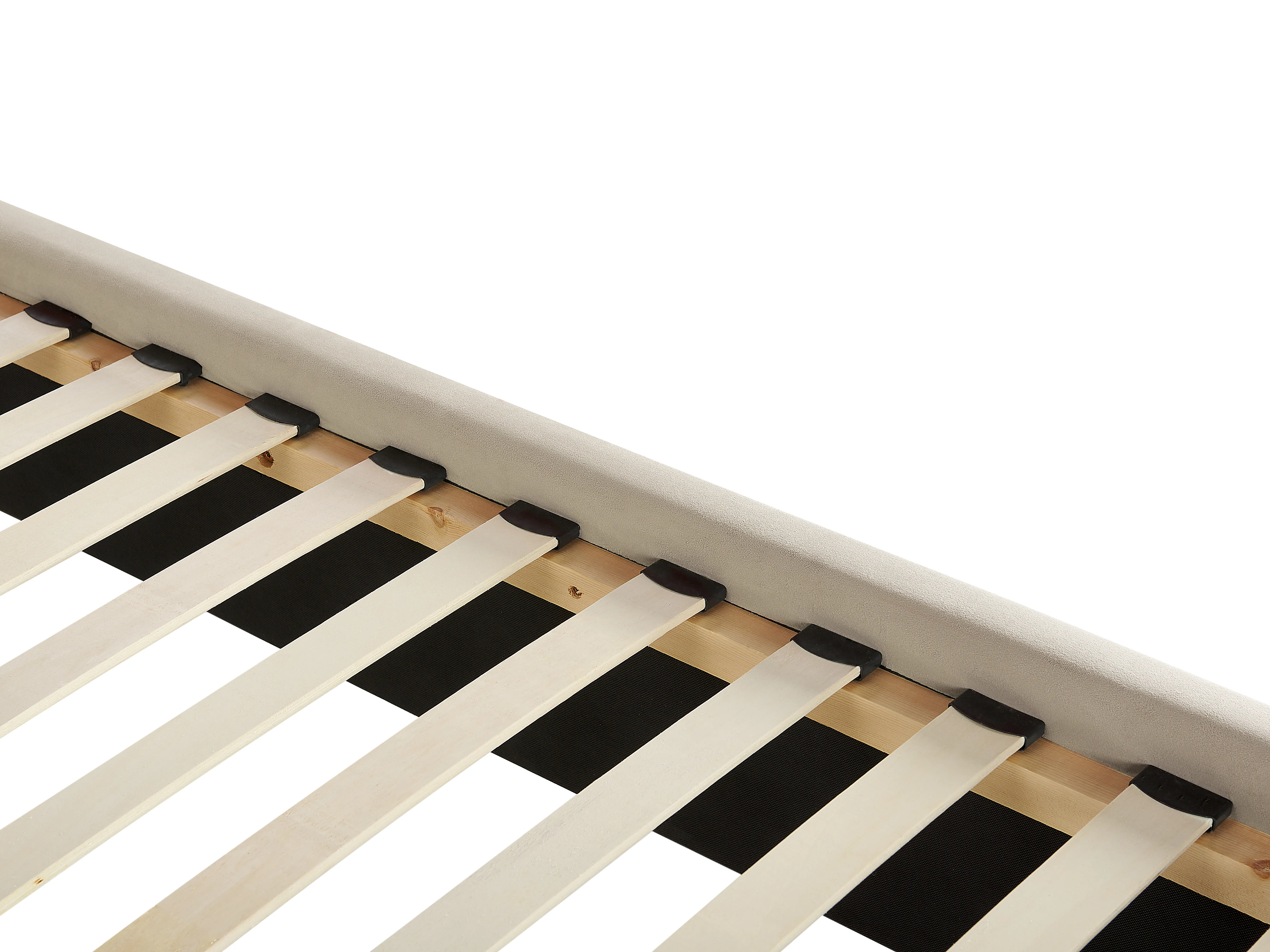 Bed Fluweel AYETTE 180 x 200 cm Beige