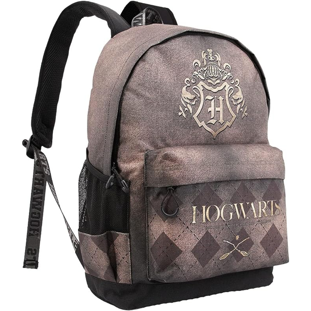 Mochila dourada do Harry Potter 45x37x15 cm