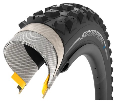 Pneu VTT Pirelli Scorpion Enduro S 29'' Tubeless Ready Souple SmartGrip Gravity HardWall