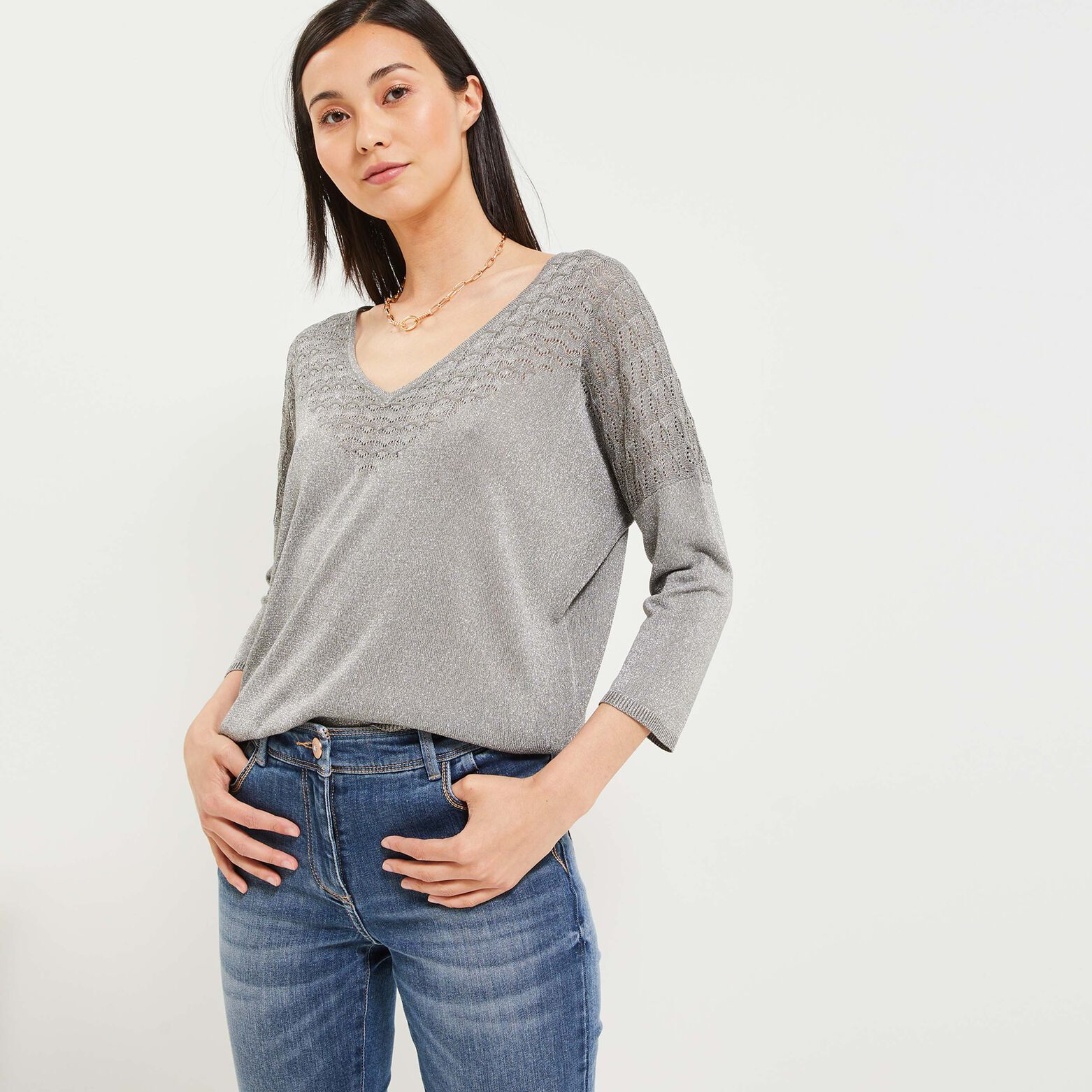 Pull fantaisie femme