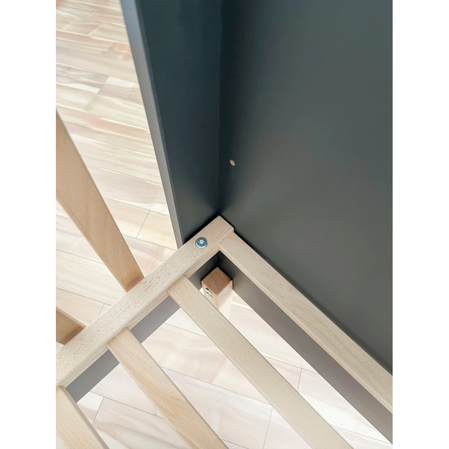 urra Massivbett Tim Buche graunatur 70 x 140 cm