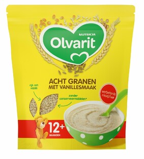 Olvarit 12m  Acht Granen Vanille 200GR