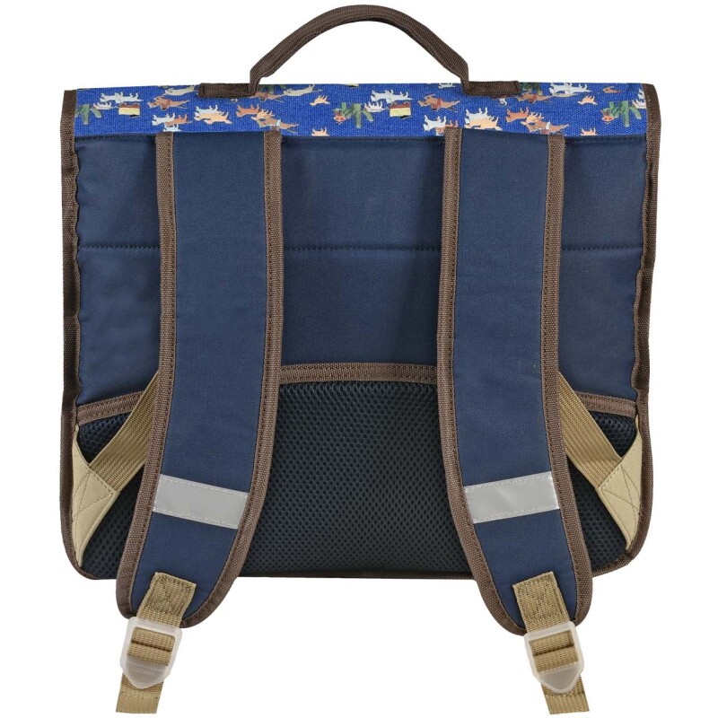 Quo Vadis - Cartable scolaire - Louise & Arthur - Multicolore - 38x30x14 cm - Toile (polyester) - 2 compartiment(s) - Avec bretelles et poignée