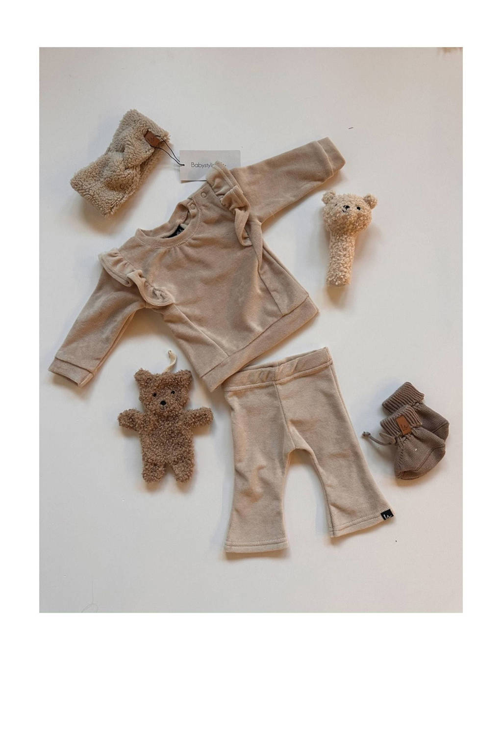 Babystyling babybroek beige