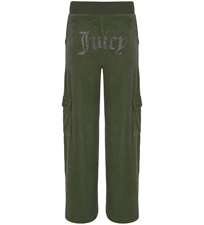 Juicy Couture Velours Hosen - Audree - Thymian