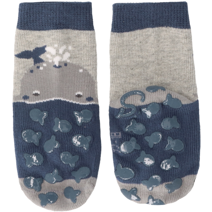 Sterntaler ABS-Krabbelsocken DP Wal blau