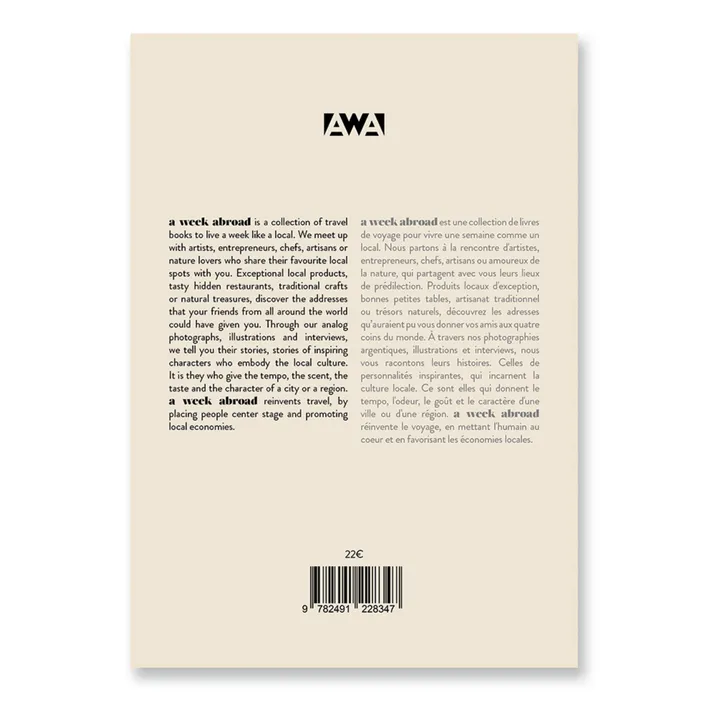 A Week Abroad Livre de voyage - Paris | Beige