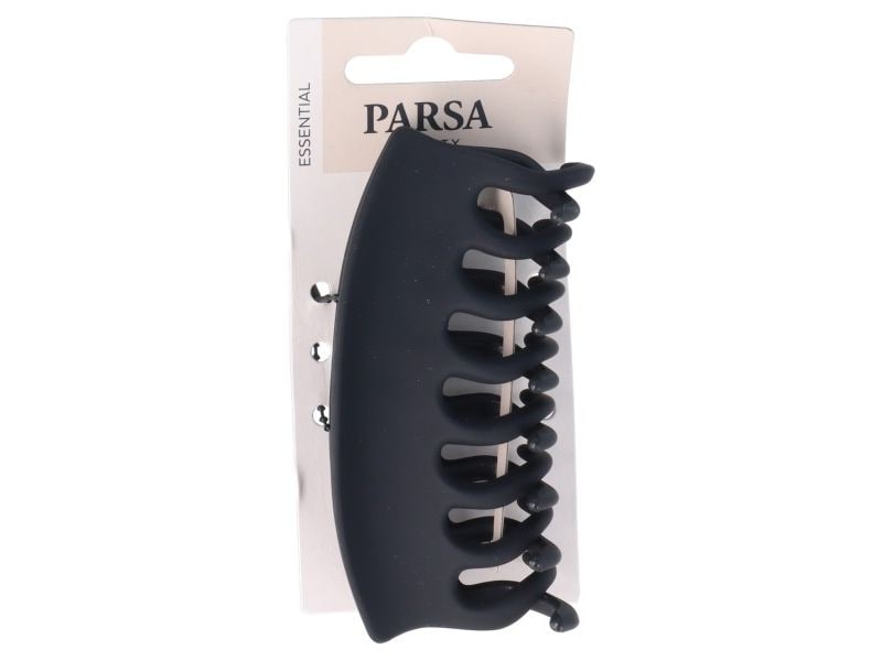 Parsa Beauty Haarklemme gross, matt, Schwarz 1 Stück Stilvolle Clips für jeden Look