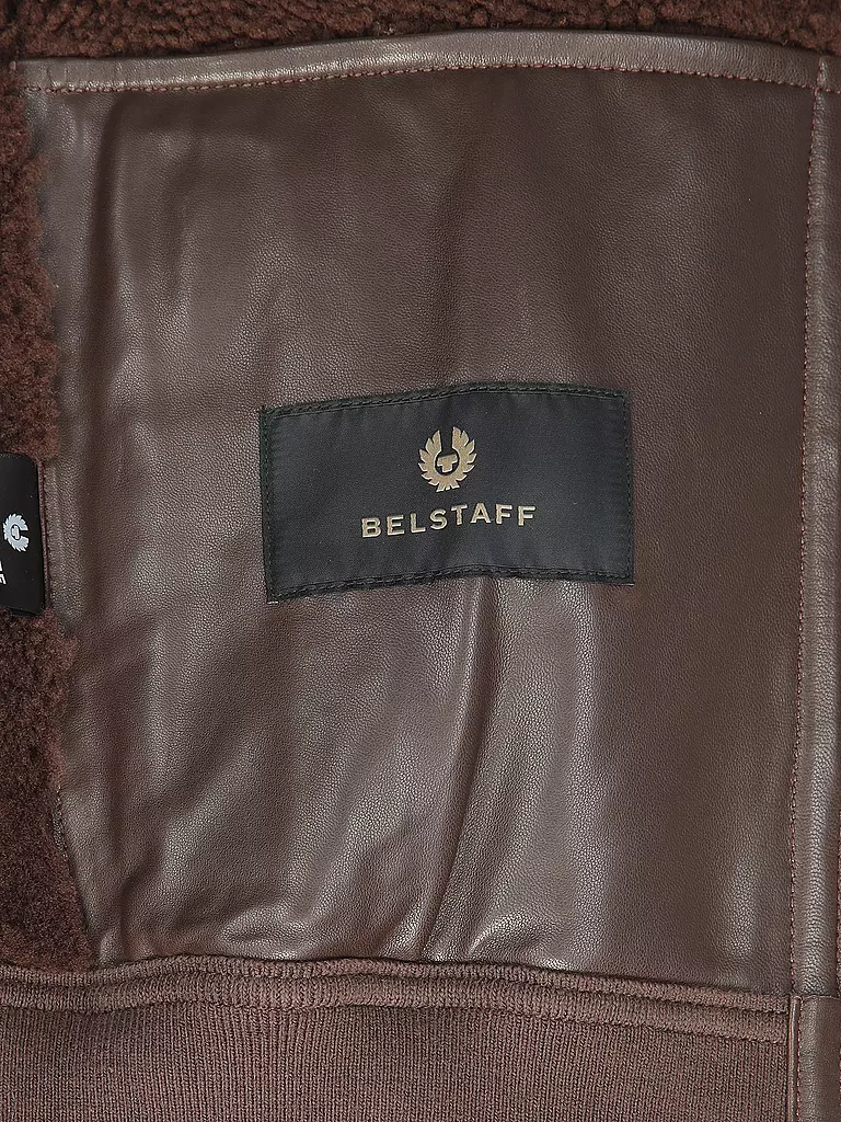 BELSTAFF Lederjacke TRACE braun