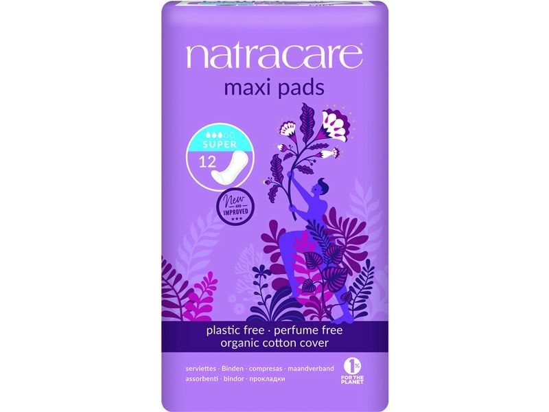 Natracare Binde Maxi Super 12 Stück Binden Maxi Super