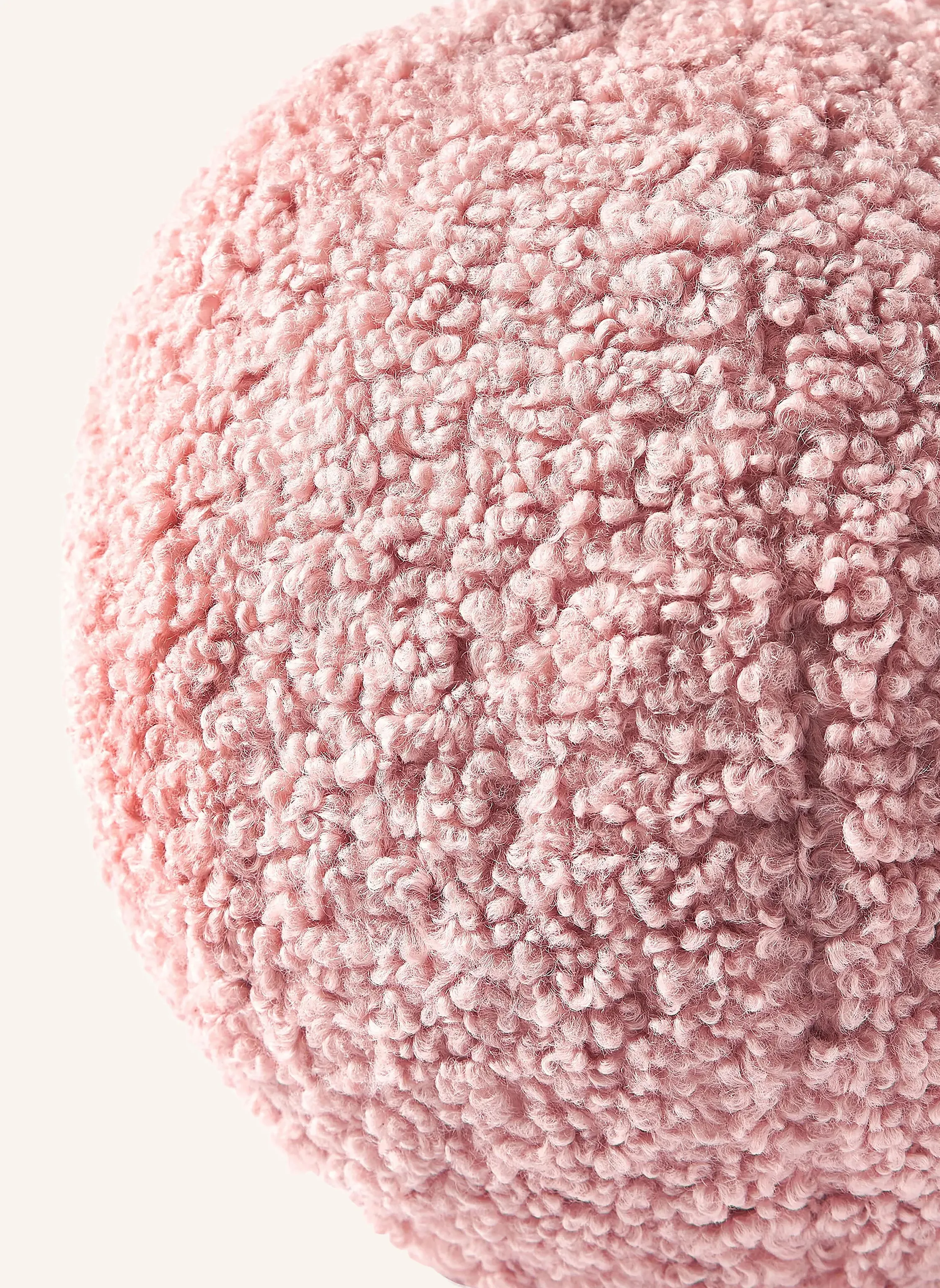 Westwing Collection Dekokissen DOTTY aus Teddyfell