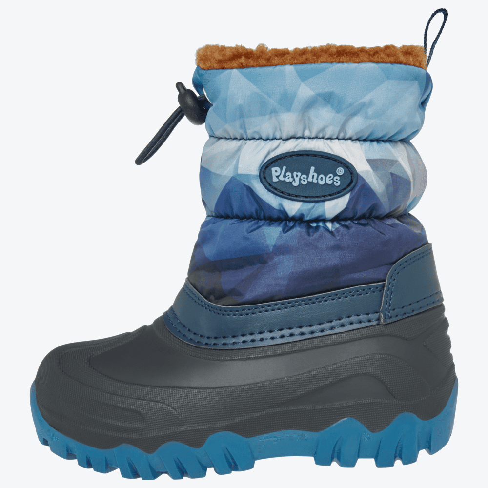 Playshoes Winterstiefel - Winter-Bootie Berge - Blau
