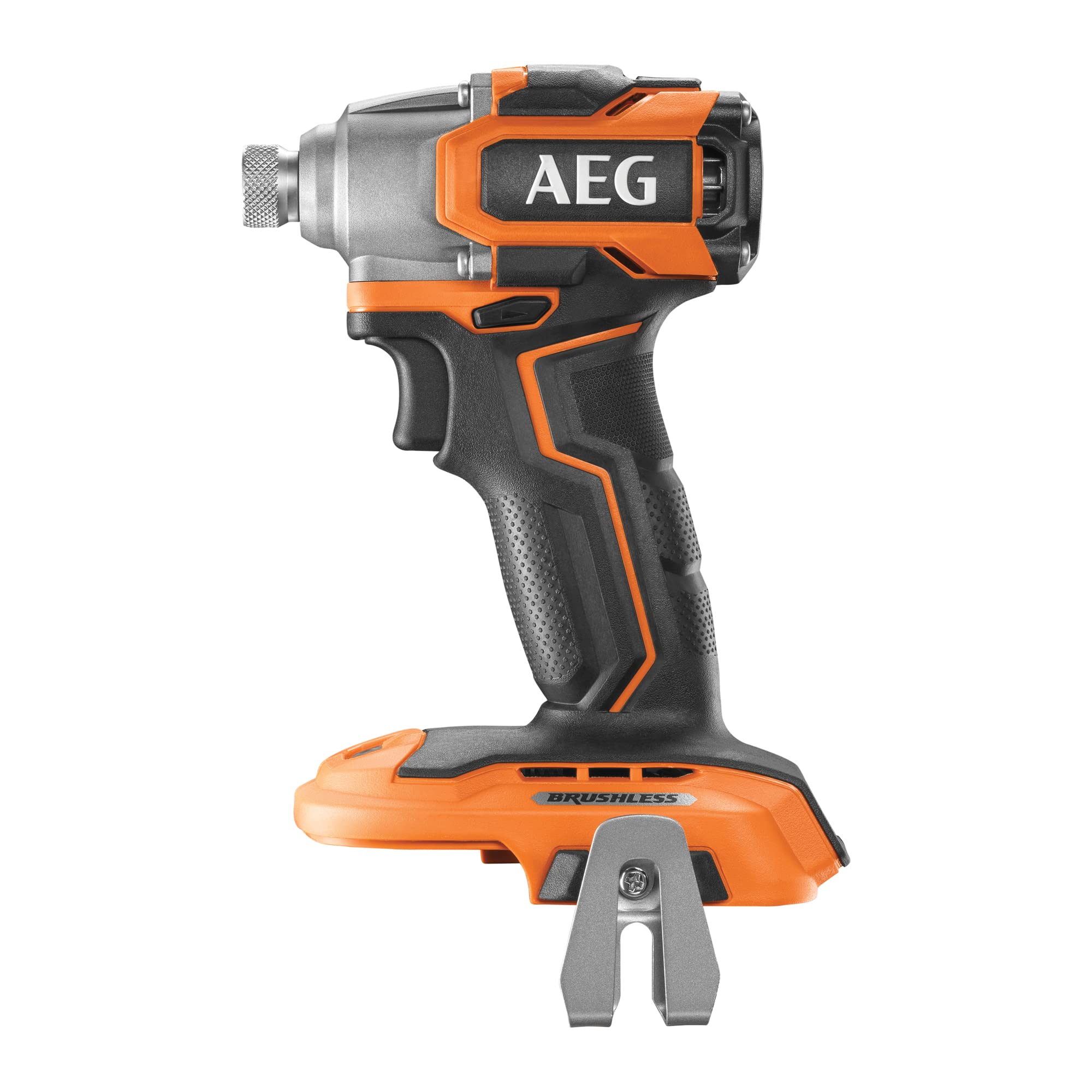 AEG - Visseuse à Chocs Sans Fil - Pour Vissage en Série sur Moyens et Gros Chantiers - Moteur Brushless - 3 Vitesses - LED d'Éclairage - Revêtement So