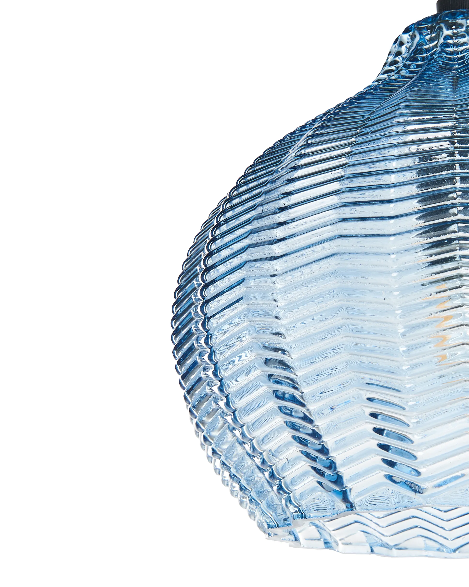 Hanglamp KEILA Glas Blauw