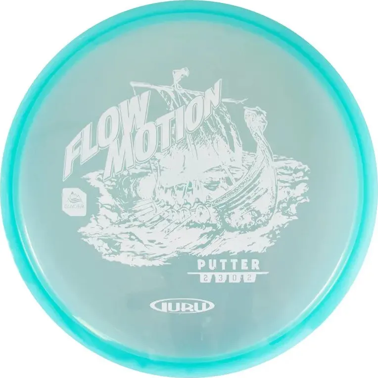 Guru Disc Golf Glacier Line Putter Flow Motion Blue