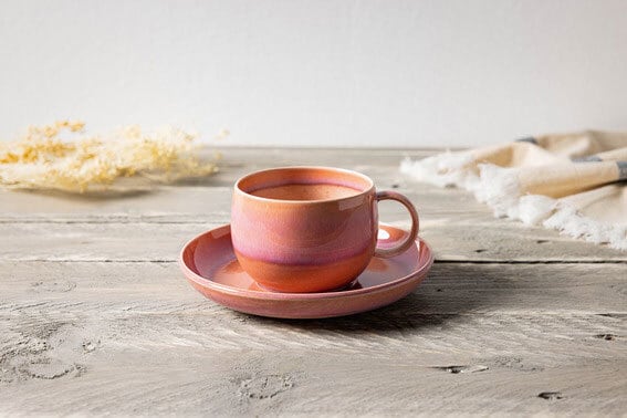 like. Kaffeetasse PERLEMOR CORAL rosa