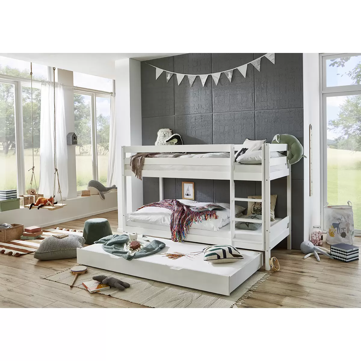 Etagenbett Lupo Best Price 90 x 200 weiss