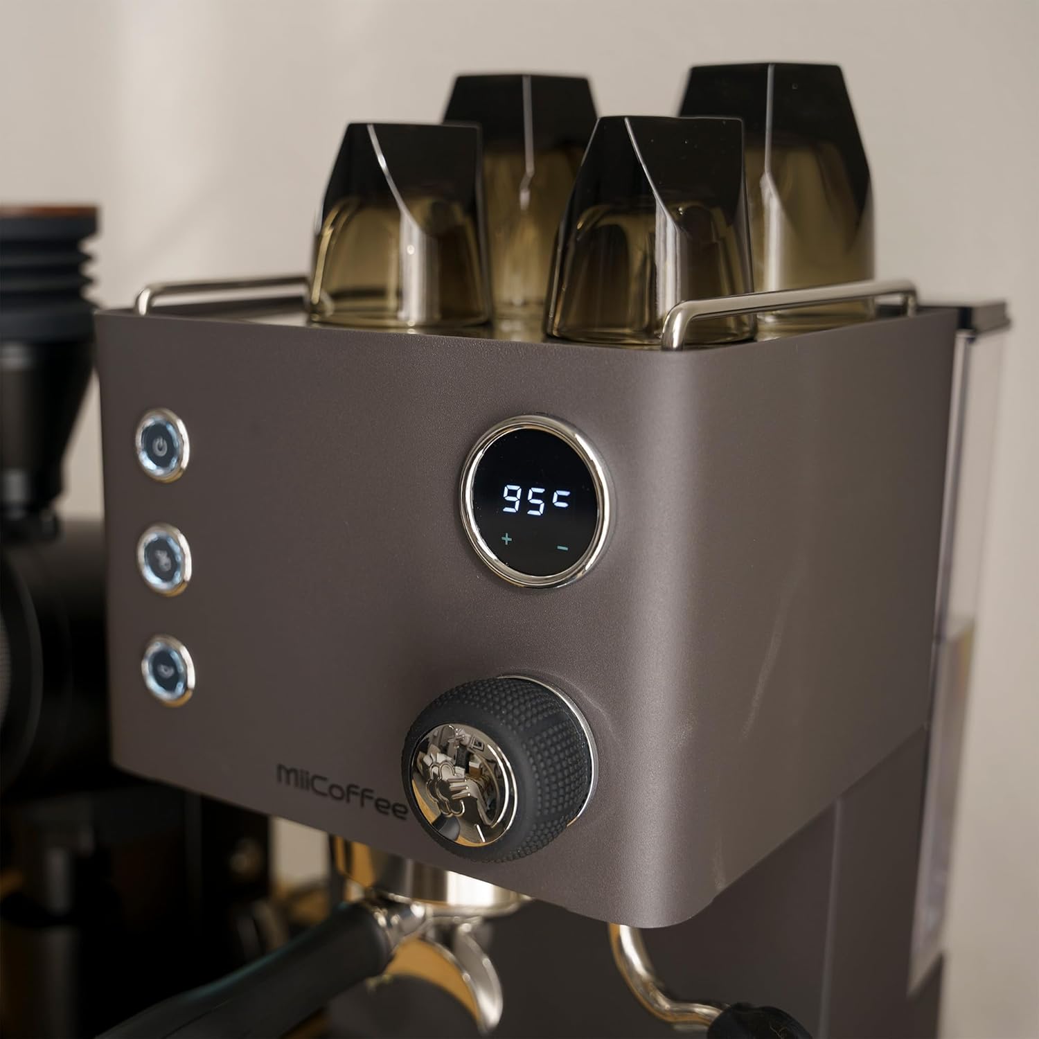 MiiCoffee Apex Espressomaschine V2 (Grau)