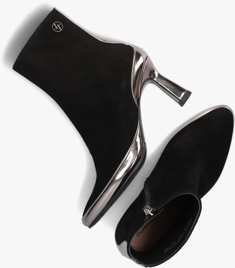 FLORIS VAN BOMMEL zwarte floris van bommel enkellaarsjes sfw-50076