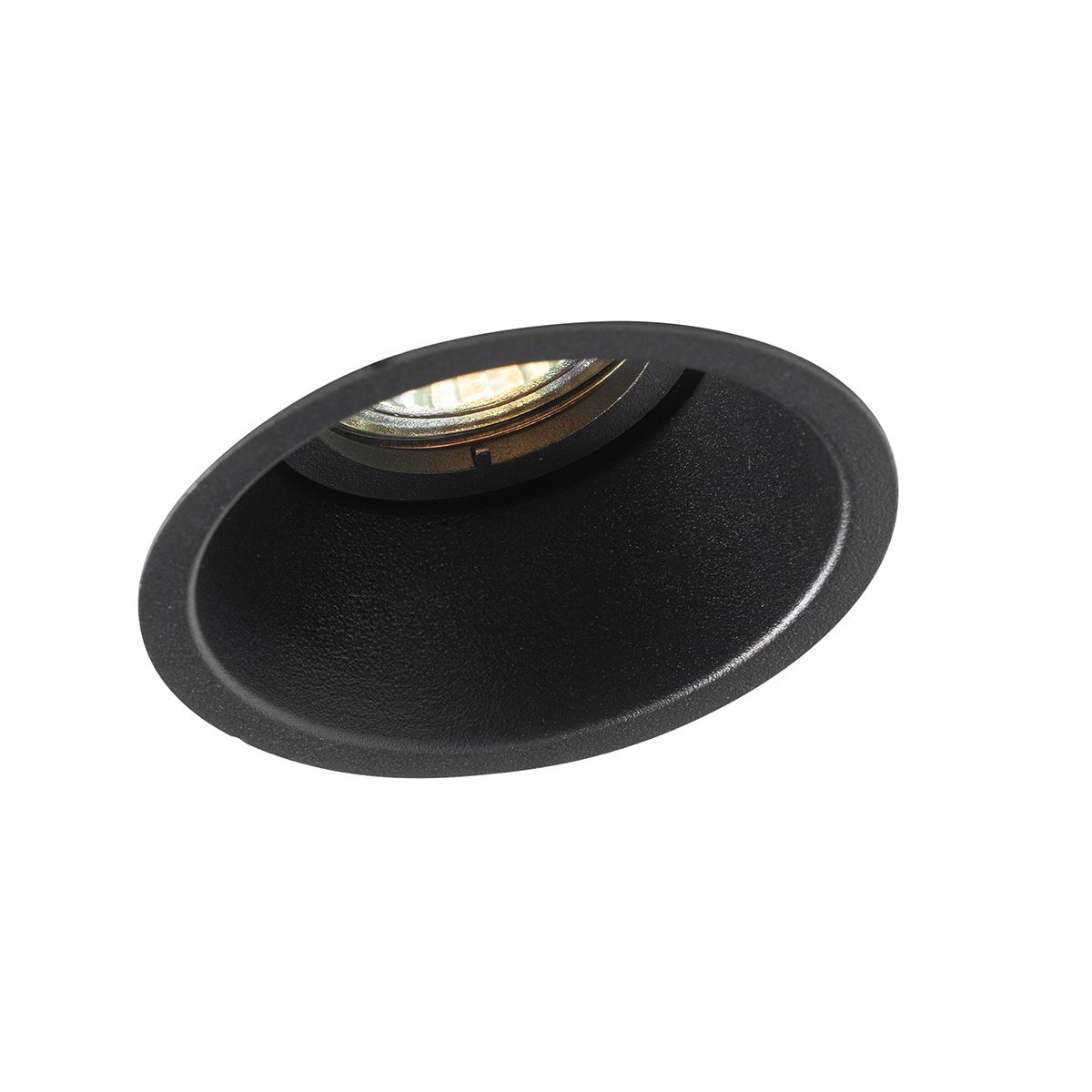 Smart inbouwspot zwart verstelbaar incl. Wifi GU10 - Alloy