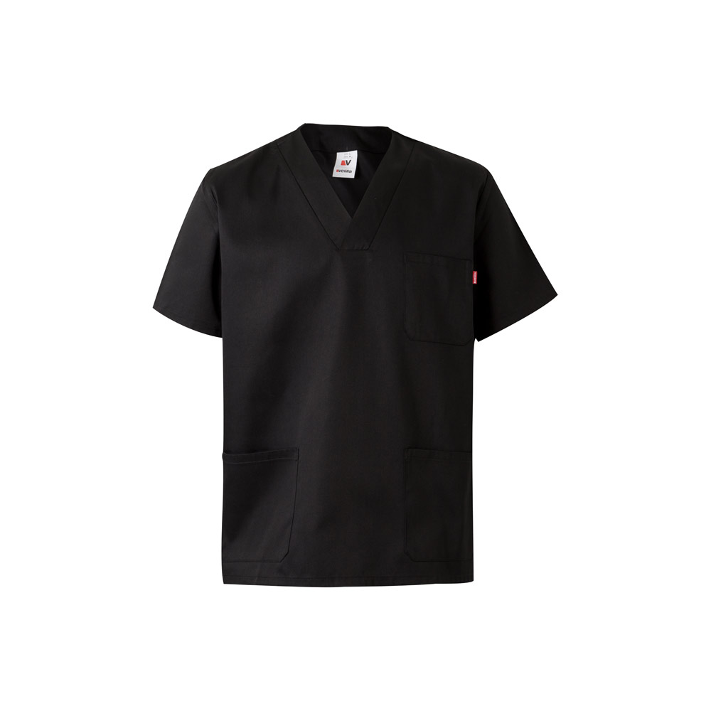 Velilla 36132 - Tunique en sergé (190g/m²) à manches courtes, en polyester (65%) et coton (35%)