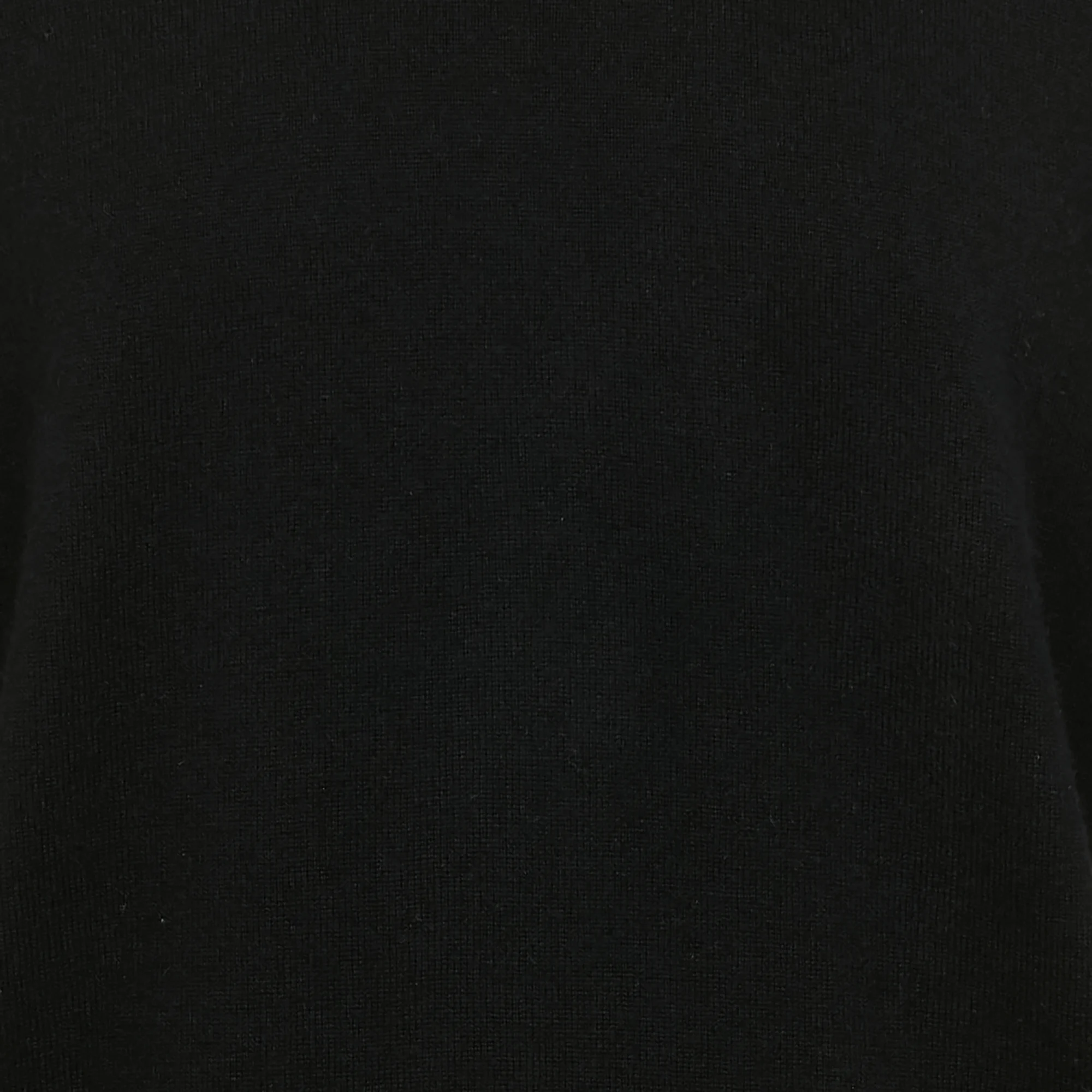 Pull col rond en cachemire | Noir